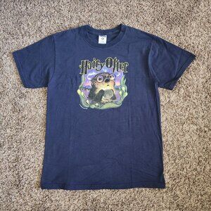 Vintage Harry Potter Otter Parody T-Shirt Funny Animal Tee Geeky Nerdy Humor Y2K